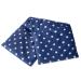 Rapeseed pillow 20x50cm large 3-chamber - heat pad grain pillow - pillow - stars-blue 50 x 20 cm rapeseed