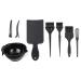 Hair Dye Tool Kit - 3 Hair Dye Brushes, 1 Salon Color Bowl, 1 Hair Color Whisk, 1 Short Balayage Board, 2 Hair Clips for Styling Sectioning - Hair Color Brush Applicator Set 3 Brushes, 1 Bowl, 1 Whisk, 1 Board, 2 Clips