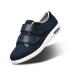Secret Slippers Women's Diabetic Shoes with Removable Clusure Strape Non-Slip Lightweight Wide Width Adjustable Walking Sneakers for Edema Arthritis Swollen Feet 9.5 Wide Navy Blue