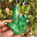 Natural Crystal Rough Crystal Cluster Rare Beautiful Green Flame Precursor Quartz Crystal Cluster Specimen Wedding Decoration Aquarium (Size : 160-200g) - Buy Online on GoSupps.com