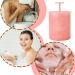VENCENTE Face Wash Foamer | Portable Manual Face Cleanser Foaming Bottle | Ergonomic Facial Cleansing Tool Skincare Cleanser Foam Maker for Travel Household Pink - Buy Online on GoSupps.com