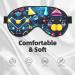Abstract Science Chemistry Print Eye Mask - Soft Sleep Mask for Men & Women | Ideal for Travel & Restful Sleep - Buy Online on GoSupps.com