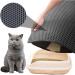 Waterproof Cat Litter Mat Honeycomb Double Layer Trapping Litter Design Foldable EVA Litter Trapping Mat Easy to Clean(55x75cm Grey-UK) 55x75 cm Grey-uk - Buy Online on GoSupps.com