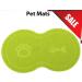 OPUL GREEN '8' Style PVC Pet Placemat Waterproof Dog Cat Food Mat Non Slip Dog Puppy Pet Cat Dish Bowl Food Water Mat Wipe Clean - Buy Online on GoSupps.com
