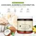 Desalu Naturals Pure Unrefined Shea Butter with Avocado, Almond, and Coconut Oil - 100% Natural African Shea Butter for All Skin Types - Buy Online on GoSupps.com