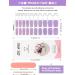 Kalolary 20PCS Glitter Purple Nail Gel Polish Strips - Self-Adhesive Full Wraps | Nail Stickers for UV/LED Lamp | Cured Gel Nail Decals - Buy Online on GoSupps.com