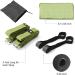 Leg Stretcher Strap with Door Anchor for Ballet, Aerial Yoga & Dance - Green - Buy Online on GoSupps.com