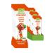 Cheeky Friends Organic Fruit Return Apple & Carrot for babies and children from 1 year without adding sugar vegan lactose -free 12 x (4 x 23g) apple & carrot 4 pieces (12 pack)