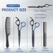 JASON Professional Hairdressing Scissors Set - Hair Cutting & Thinning Scissors 6.5 - Blue/Black Hairdresser Set - Buy Online on GoSupps.com