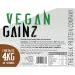 The Bulk Protein Company Vegan Gainz Plant Based Weight Gainer - Chocolate Flavor - 4 kg (32 Servings x 30g Protein) - Buy Online on GoSupps.com