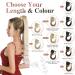 Elailite Human Hair Ponytail Extension Straight - Wrap Around Clip in Real Hair Ponytail 100% Remy Hair (#6 Light Brown 14 Inch) 14 Inch #6 Light Brown - Buy Online on GoSupps.com