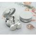 FEILIBAY 2pcs Marble Contact Lens Case - All-in-One Travel Container & Soaking Kit (Silver) - Shop Internationally! - Buy Online on GoSupps.com