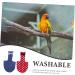 VANZACK 2pcs Practical Parakeet Clothing Outdoor Household Parrot Flight Comfortable Birds Reusable - Buy Online on GoSupps.com