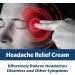 Migraine Relief Cream - Herbal Extracts for Headache, Stress, and Muscle Relaxation - Travel Size for Adults - Buy Online on GoSupps.com