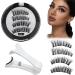 Magnetic Eyelashes with Applicator Natural Magnetic Eyelashes Reusable Easy Wear No Glue No Makeup Remover Natural Look 3D Effect Glamorous Magnetic False Eyelashes with Applicator Magnetic Lashes