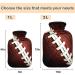 NAANLE RETRO American Football Hot Water Bottle 1L - MITEVED Transparent Bed Warmer for Pain Relief & Cold Therapy - Buy Online on GoSupps.com