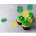 24 Pcs St Patrick's Day Cupcake Toppers Four Leaf Clover Leprechaun Hat Horseshoe Shamrock Cupcake Toppers for St Patrick's Day Party Decorations (Trefoil A) - Buy Online on GoSupps.com