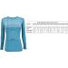 Natural Uniforms Women's Long Sleeve Under Scrub Stretch T-Shirt Scrub Top - 5 Pack - 4XL - Heather Grey - Buy Online on GoSupps.com