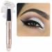Enfuntins Shimmer Cream Eyeshadow Stick  Eye Brightener Stick Glitter Eyeshadow Crayon Pencil with Soft Smudger  Long Lasting Waterproof Highlighter Eye Shadow Makeup (01 Pearl White Shimmer)