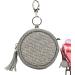 Kot-au Schnuller-Etui with Clip | PU Leather Sneaker Bag for Diaper Bags | Dark Gray Paci Pouch for Boys & Girls | Zippered Binky Clip Container - Buy Online on GoSupps.com