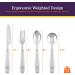 Special Supplies Adaptive Utensils - 4-Piece Premium Stainless Steel Set for Hand Tremors, Arthritis, Parkinsons, and Elderly Use - Buy Online on GoSupps.com