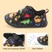 JOINFREE Baby Girl Boy First Walking Shoes Anti-Slip Plush Slipper Cozy Toddlers Shoes UK 8.5/9 - Black Dinosaur - Buy Online on GoSupps.com