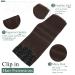 SEGO 12 PCs Clip-In Hair Extensions | Real Hair 180g 55cm Medium Brown - Smooth & Affordable Full Head Solution - Buy Online on GoSupps.com