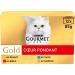 GOURMET - Fondant Heart: Tuna Salmon Beef Chicken - 12 x 85 g Heart Melting Beef Chicken Salmon and Tuna 1 g (1 pack)