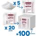 Medrull Mulltubfer Sterile 10x10 cm - Extra Absorbent Not Sticky Wound Drains - 100 Pack (20 Bags of 5) - Ideal for International Shipping - Buy Online on GoSupps.com