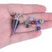 Lovionus89 7 Chakra Points Pendulum - Healing Reiki Stone for Meditation Divination & Chakra Balancing | Amethyst Gemstone - Buy Online on GoSupps.com