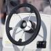 Marinebaby 13-1/2 5 Spoke Stainless Steel Boat Steering Wheel with Black Foam Grip - Buy Online on GoSupps.com