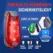 Sumree LED Flashing Light Set - Safety Clip Lights for Schoolbags Strollers & Pets - Red LED Lights for Children Dogs and Joggers - Buy Online on GoSupps.com