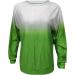 Women's Crewneck Ombre Tie Dye Sweatshirt - Long Sleeve Casual Loose Fit Sweater (X-Large, Green) - Buy Online on GoSupps.com