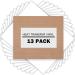 XSEINO HTV Heat Transfer Vinyl Sheets:13Pack 12" x 10" White Iron on Vinyl for T-Shirt,Heat Transfer Vinyl for Cricut,Silhouette Cameo or Heat Press Machine(Total 12"X10FT) 13 PACK White-A