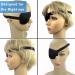 2 Pcs 3D Eye Patch Black Adjustable Medical Eyepatch for Lazy Eye Amblyopia - Right Eye - Buy Online on GoSupps.com