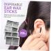 HOUDERCO 200Pcs Disposable Ear Wax Cleaning Sticks Safe and Earwax Removers with Comfortable Grip for Thorough Ear Cleaning and - Buy Online on GoSupps.com