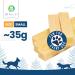Dilecti Natural Dog Chews - Very Tasty Hard and Long Lasting Yak Chews for Dogs will Keep Your Dog Busy for a While - S size (pack of 5) S (pack of 5) - Buy Online on GoSupps.com