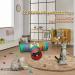 22PCS BWOGUE Cat Toys Set - Interactive Collapsible 3 Way Cat Tunnels, Feather Toy, Crinkle Balls, Bells & More for Indoor Cats, Kittens, and Small Pets - Buy Online on GoSupps.com