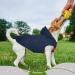 Shop 100% Waterproof Dog Rain Coat with Hood & Reflective Strip - Ultra-Light Breathable Medium to Large Sizes - Blue 3XL - Buy Online on GoSupps.com