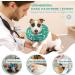 Supet Halskrause Dog - Adjustable Inflatable Recovery Collar for Dogs & Cats | Comfortable Protective Cone (Green Bones S - Neck Circumference: 17.8-25.4cm) - Buy Online on GoSupps.com