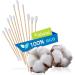Cosmetex 100x Ear Cleaning Sticks for Dogs & Cats - 15cm Long 1cm Thick Cotton Head Gentle Ear Cleaner for Pets - Buy Online on GoSupps.com