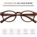 Eyekeppe 4 Pack Reading Glasses - Polka Dots Oval Round Readers for Women - +2.50 Diopters - Stylish & Comfortable - Buy Online on GoSupps.com