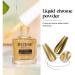 Buy Mizhse Gold Metal Powder Liquid Nail Chrome Glitter - 10ml Golden Nail Gel & Mirror Polish for Stunning Nails - Buy Online on GoSupps.com
