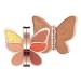 Butterfly Shape Eyeshadow Palette with 6 Shades | High Pigmented Matte Glitter Eye Makeup Long Lasting Waterproof - Waterproof Eye Makeup with Butterfly Shape Travel Size Lucky Koi Color