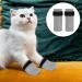 KALIONE Cat Boots 4 Packs cat Claw Covers Black Anti Scratch Cat Mittens Breathable Mesh Cat Foot Covers Adjustable Cat Claw Protectors for Indoor Cats Pet Bathing Cutting Nails Grey - Buy Online on GoSupps.com