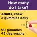 Nature Made Biotin 3000 mcg Gummies - Healthy Hair, Skin & Nail Support - 90 ct - Buy Online on GoSupps.com