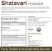 Ayumantra Organic Shatavari Powder (Asparagus racemosus) - Organic & Natural - 114 gms - Buy Online on GoSupps.com