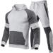 Men's Hanxiulin Training Suit - Casual Jogging & Sports Jacket | Hooded Sweat Jacket for Running & Leisure in Gray - Buy Online on GoSupps.com