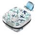 Retro cartoon aircraft pattern sanitary napkins storage bag menstruation pad bag pocket portable menstrual cup pocket with zipper for teenagers girls women women