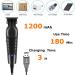 Kemei 2299 Professional Hair & Beard Trimmer - Cordless Zero Gapped T Blade Clippers for Men | Best Barber Clippers - Buy Online on GoSupps.com